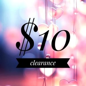 $10 Clearance Sale